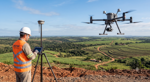 Locação assistida de drones