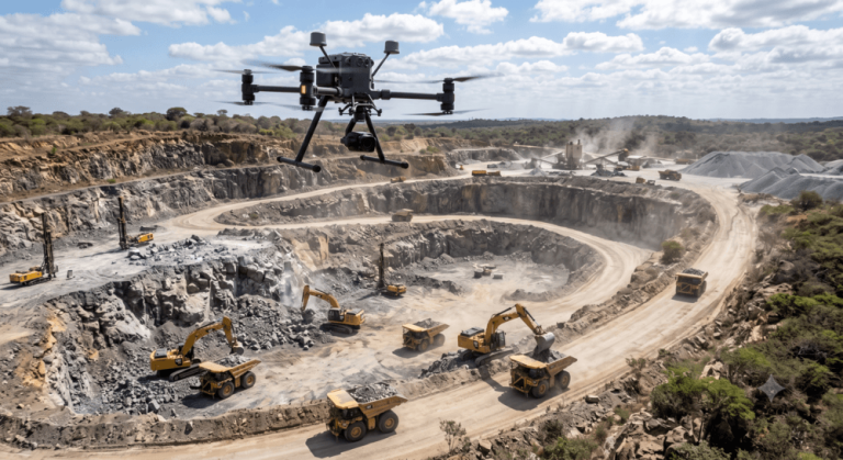 Identificação de jazidas com drones
