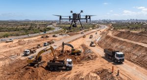 Acompanhamento de obras com time-lapse