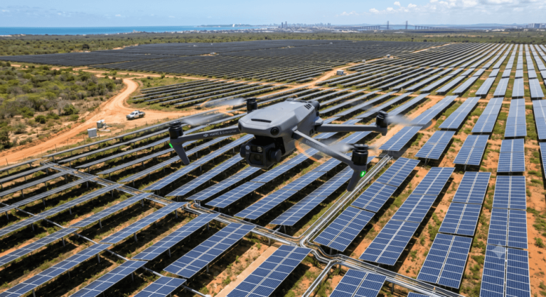 Drones na área da energia solar